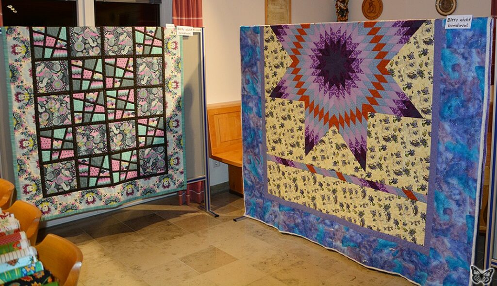 Kleine Ausstellung meiner Quilts