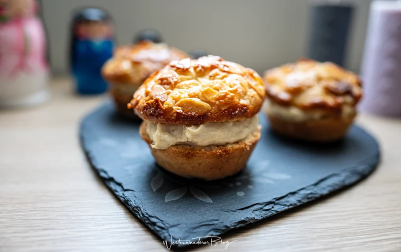 Vegane Bienenstich-Muffins