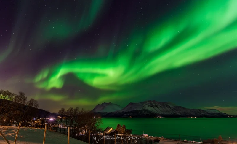 polarlichter norwegen kvaloya tromso