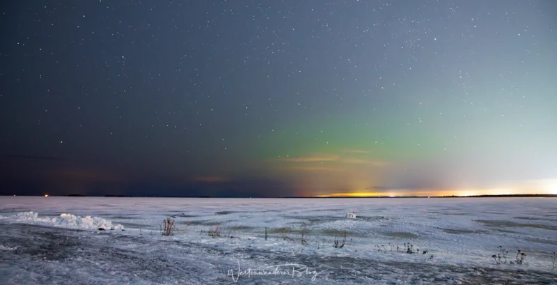 Polarlichter Oulu Finnland