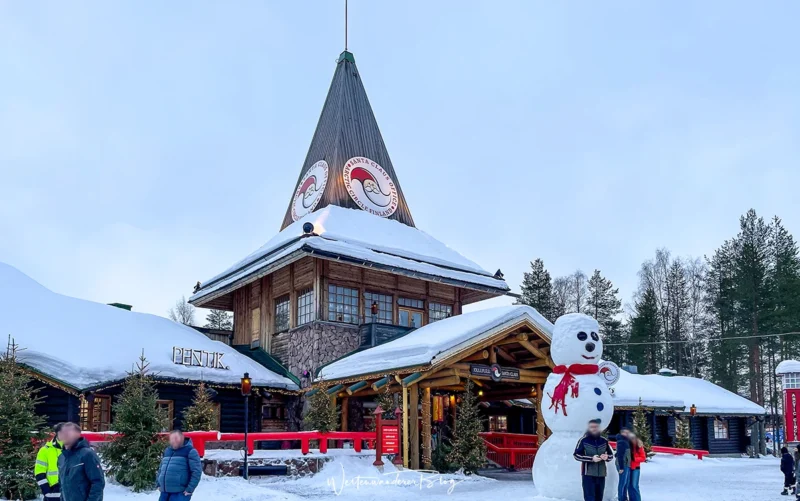 weihnachtsmanndorf rovaniemi finnland