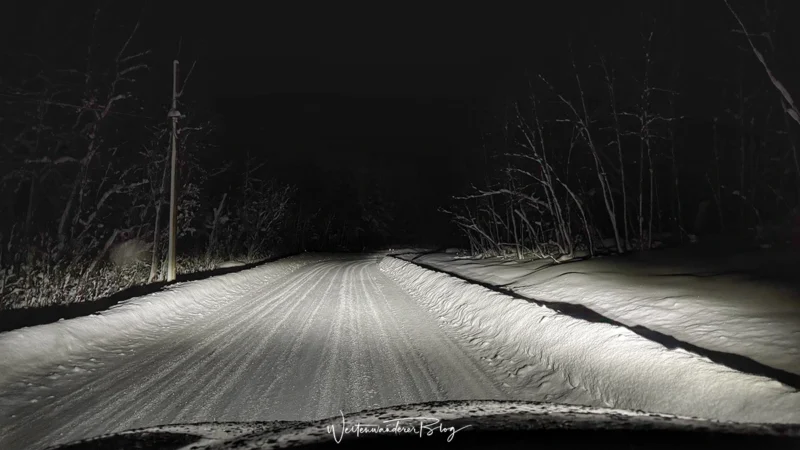 Strasse Lyngen Norwegen