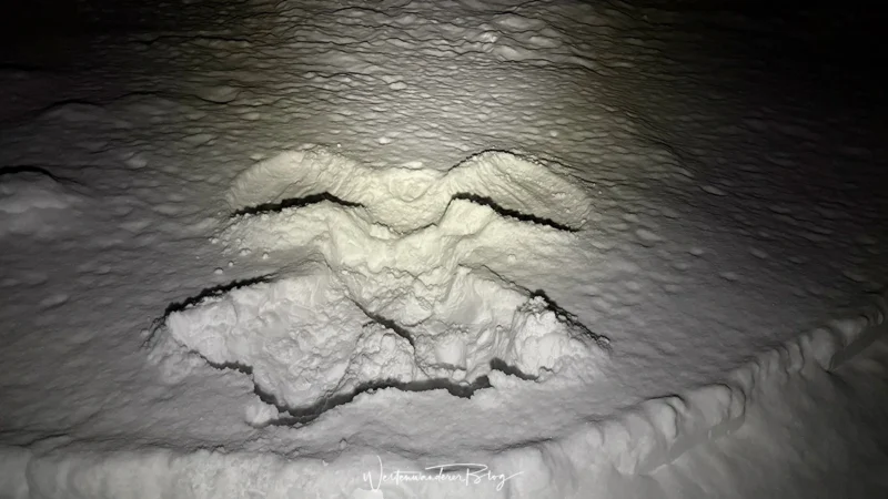 Norwegen Schneeengel