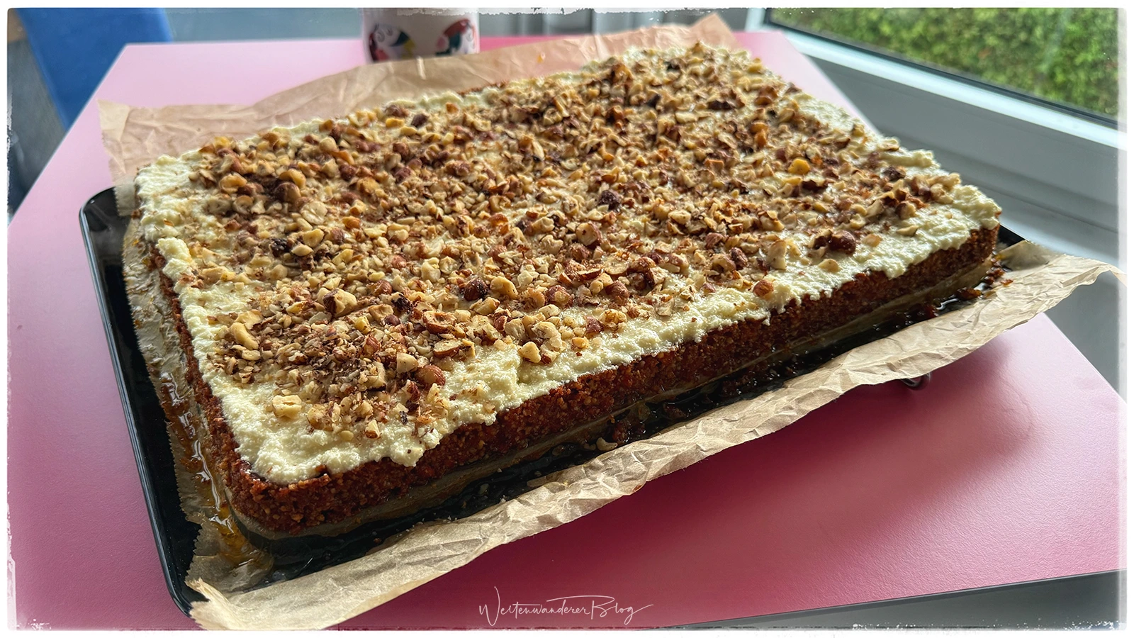 carrot cake blondies rezept