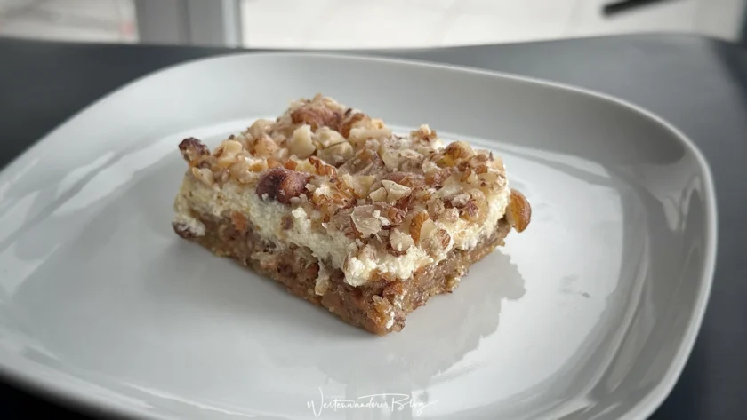 carrot cake blondies rezept