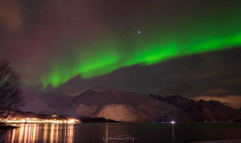 Norwegen Polarlichter Lyngen