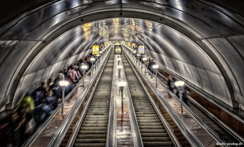 fallangst im alltag rolltreppe