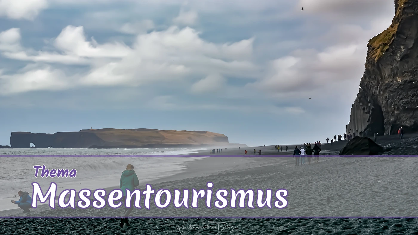 massentourismus black beach island