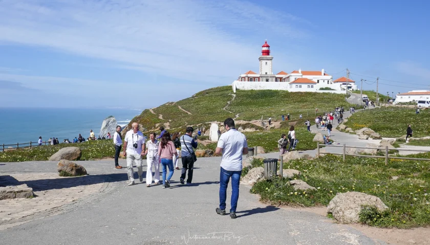 massentourismus cabo da roca portugal
