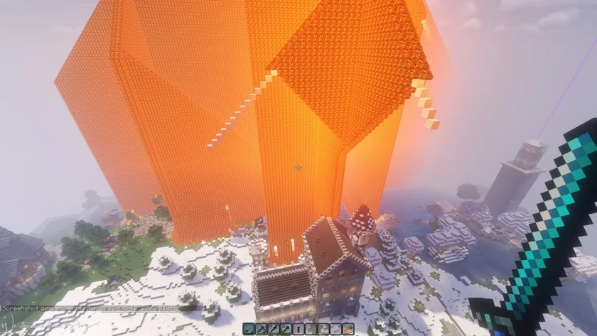 minecraft server hack griefing lava
