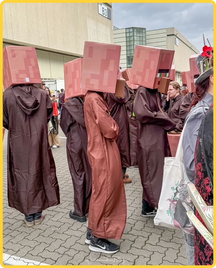 polaris convention 2025 hamburg villager minecraft cosplay