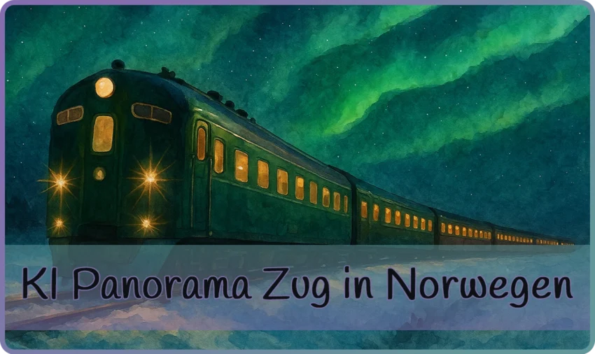 panorama zug norwegen ki