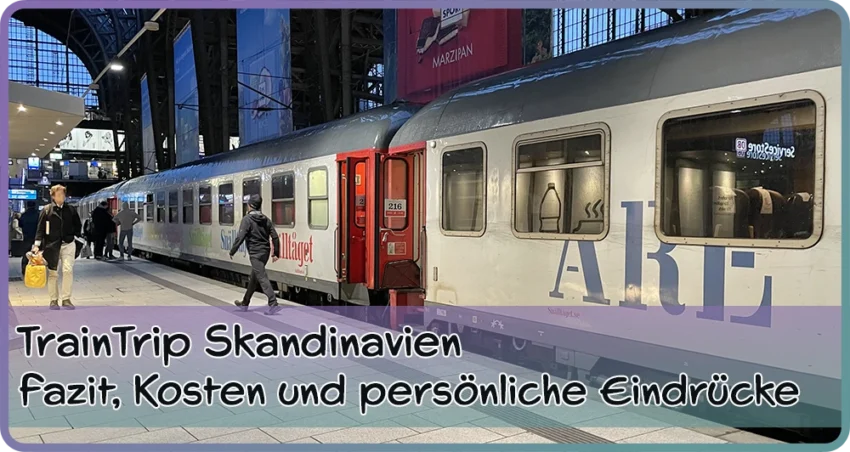 traintrip skandinavien kosten