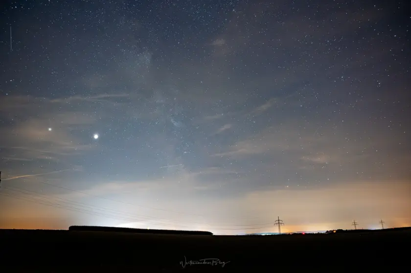 milchstrasse sternschnuppen