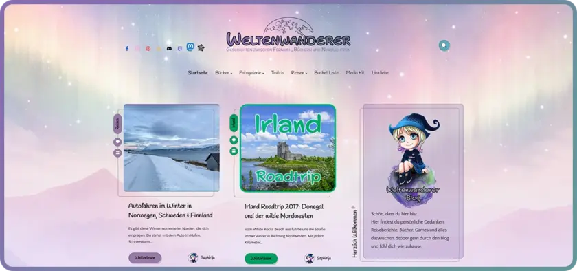neues blogdesign weltenwanderer