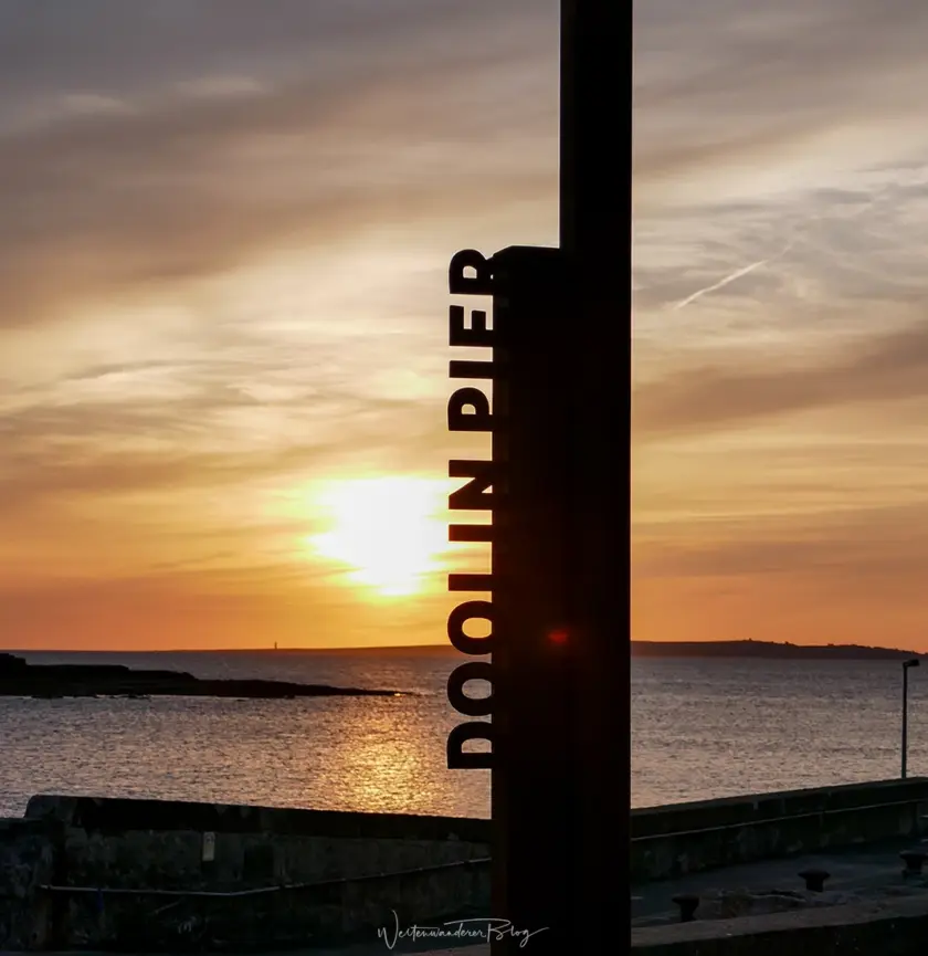 irland doolin pier sonnenuntergang meer