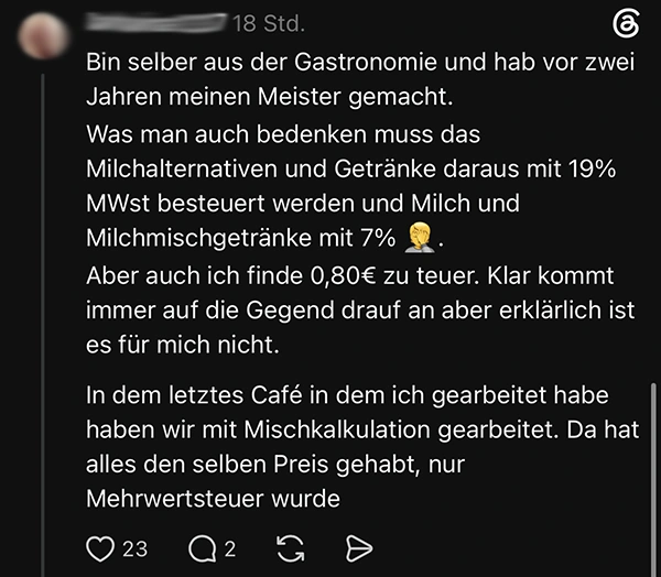 threads diskussion hafermilch