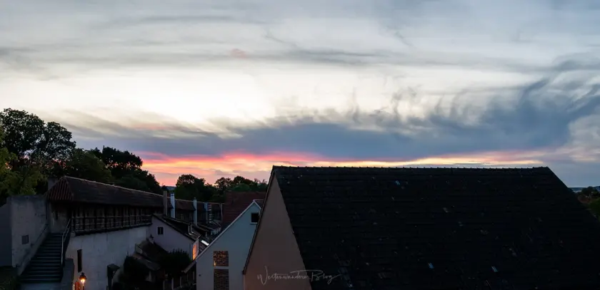 nördlingen stadtmauer sonnenuntergang