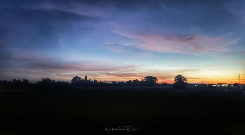 Sonnenuntergang Oktober 2026