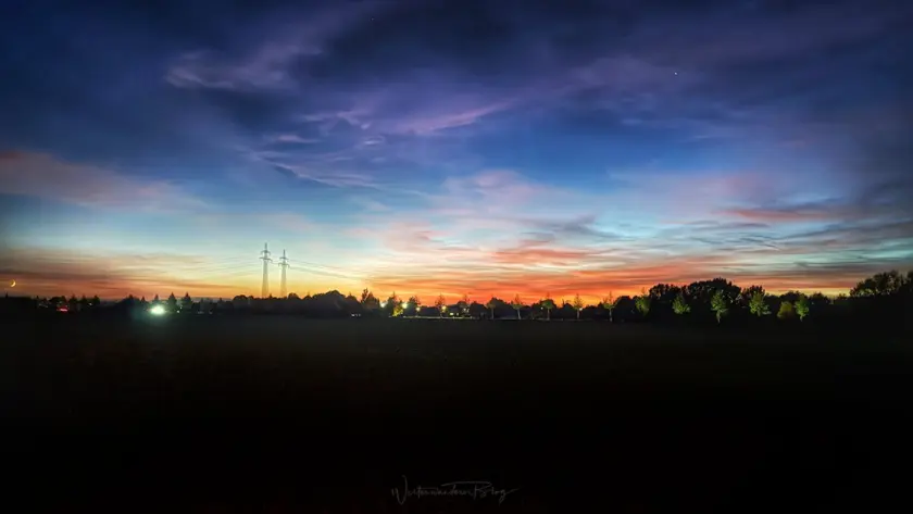 Sonnenuntergang Oktober 2026