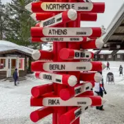 weihnachtsmanndorf rovaniemi finnland