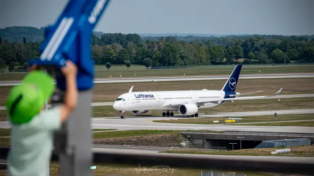 planespotting flughafen muenchen lufthansa airbus