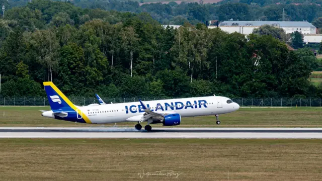 planespotting flughafen muenchen icelandair airbus